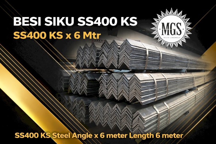 Besi Siku SS400 KS x 6 mtr